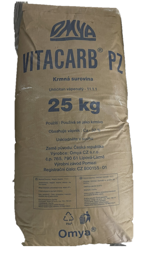 Krmný vápenec Vitacarb 0-0,2 - PZ 25 kg